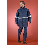 Pantalon multirisques ATEX intempéries - Réf. PPM*MRPHV - Marine, ignifugé, ceinture élastiquée_1