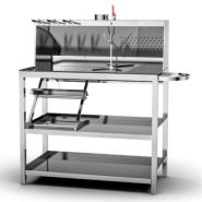 Table de Travail et de Préparation des Produits - Série PAINTY - Acier Inoxydable - 4 Modèles Disponibles_1