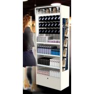 Caisson lumineux - meuble présentoir - seiller - en plastique, en métal_1