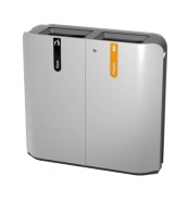 Metropole - poubelle publique élégante pour intérieur et extérieur - Bammens - design certifié Cradle-to-Cradle_1