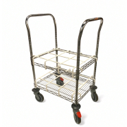 Chariot de transport ergonomique pour bouteille d'oxygene S2 et B5 O²Cart - CHAROXY_1
