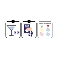 Pack de 10 cartes détecteur GHB & Kétamine dans les boissons_1