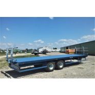 Plateau fourragers semi-porté - robust 2000 - longueur du plateau 9 m - ptac 17800 kg_1