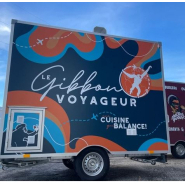 Remorque pour restaurant mobile - Tacos Mexicains personnalisable - Compacte et équipée pour tacos traditionnels_1