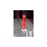 Totem signalétique intérieur - Pano Sign'Service - affichage directionnel et publicitaire_1