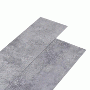Vidaxl planches de plancher pvc non auto-adhésif 5,26m²2mm gris ciment 146566_1