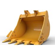 Godet d'excavation à usage normal avec lame de nivellement - caterpillar finance france - 1 400 mm (55 in) - capacité 1.09 m³_1