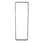 Cadre tube 60x20mm angle rond Pas 36 mm L950xH3000mm - noir_1