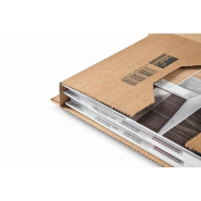 Etuis d'expédition universel bruns 147x126x55mm - par 20_1