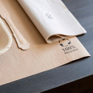 Set de table recyclé 80G/M2 31x43 cm naturel papier - par 1000_1