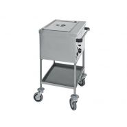 Twf1756 - Chariot bain-marie GGM Gastro International GmbH - Dimensions extérieures : 560 x 650 x 850 mm - Température 30-90°C - Capacité 1x GN 1/1_1
