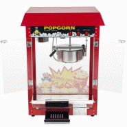 Machine à pop-corn professionnelle 1600W 8OZ 5 kg/h - Rouge_1