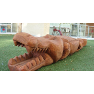 Sculpture de jeu en robinier Ale réf-8038419 - Hags - Structure pour aire de jeux pour enfants 3-12 ans_1