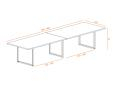 Table de réunion SATINE Supermate - Deskono_1