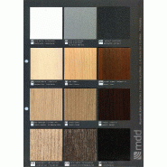 Table ronde pieds en bois Ogi - MDD. - 80, Gris_1