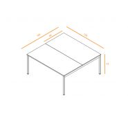 Bureau bench 2 personnes classic-c_1