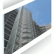 Cadre à douilles Platinum de largeur 105 cm et hauteur 200 cm.