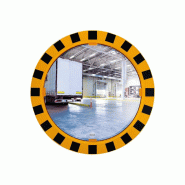 Miroirs avec cadre jaune et noir_1
