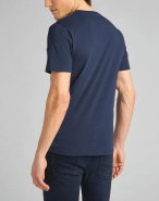 T-shirt Patch Logo Lee - 100% coton biologique - Réf : L60U - Plusieurs tailles et couleurs disponibles_1