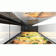 Vitrine réfrigérée Tapas LOGIC - Cuve plane - VTLG4P | Sayl Barcelona - à droite (côté service)_1