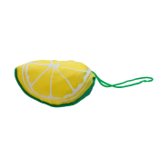 Sac shopping pliable - forme de fruit - polyester 170T - couleur jaune - 30g_1