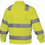 Veste de travail haute visibilité Mach2 - coton/polyester - poignets ajustables - 4 poches - Classe 2_1