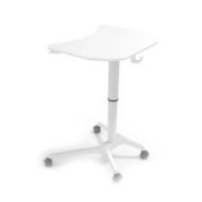 Table d'école Moon - réglable en hauteur avec piston à gaz et roues_1