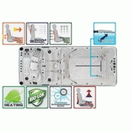 Swimspa The Spirit - Spa de nage 540x228x128 cm avec technologies innovantes de massage et zones de nage séparées_1