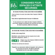 27990 - panneau consignes de sécurité - virages - dimension450 x 300 mm