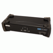 Aten cs1762a switch kvm dvi, usb, audio, hub usb, 2 ports_1