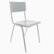 Chaise de restaurant vintage - GRIS_1