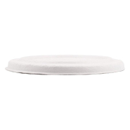 Couvercle plat bagasse blanche Ø12x1,2cm pour bol 59218 - par 500_1