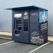 Distributeur automatique extérieur avec module de chauffe pour boucherie Distributeur automatique extérieur avec module de chauffe pour boucherie