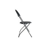 Erica - chaise pliante extérieur et empilable en plastique - gris/gris - Vif Furniture_1