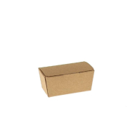 Mini ballotin kraft intérieur kraft 50g - 6,8x3,6x3,4cm - par 50 unités_1
