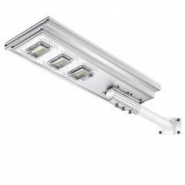 Pack de 4 luminaires solaires LED - candélabre, rue et parking - Série Street - 300W - 39 000 lm - 130 lm/W - angle 60° - IP66 - détecteur PIR - capteur de lumière - télécommande_1