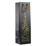 Sac magnum noir Infinity 13x11.5x44cm - par 10 - pour bouteilles de Champagne, Prosecco_1