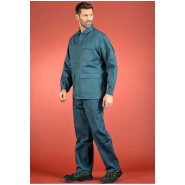Veste retardateur de flamme réf. 610*pro - 100% coton traité FR - multipoches x4 - normes ISO 11611 & 11612_1