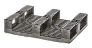 Demi-palette Europe en plastique - légère, 500 kg sur racks, 3 semelles_1