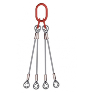 Elingue cable 4 brins avec 4 boucles cossées Référence 4747C_1