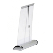 Mini Roll Up - 5 exemplaires - IE-Mini-Roll-A4 - Format A4 ou A3 - Structure de table avec embouts chromés_1
