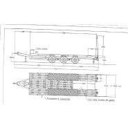 Remorque 3 essieux centraux - porte-engins - disponible à la vente_1