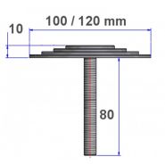 Secure - Clou de voirie - Ø 100 mm - Ref. 42.09 - Inox 304 passivé poli-brillant_1