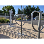 Station de Réparation Vélos + Pompe Acier Inoxydable IFIX-S_1