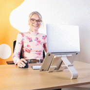 Support ordinateur et tablette R-Go Treepod, ergonomique et modulaire, réglable, biosourcé_1