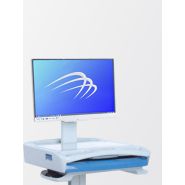 M-40.2 - Chariot informatique ergonomique - Mediantech - écran 22'' ou 24'' - batterie LiFePo4 haute performance_1