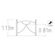 Passerelle pour parcours d'aventure UniMini - 8055430 - Hags - Structure en acier pour enfants 3-12 ans_1