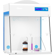 Sorbonne à recirculation livrée à plat - résistante au feu et acides - structure acier, PMMA et filtre au choix_1