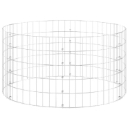 Vidaxl poteau à gabion circulaire acier galvanisé ø100x50 cm 152017_1