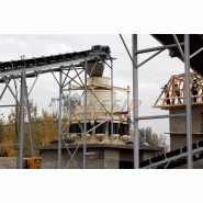 Concasseur à cône standard pour sable silico calcaire